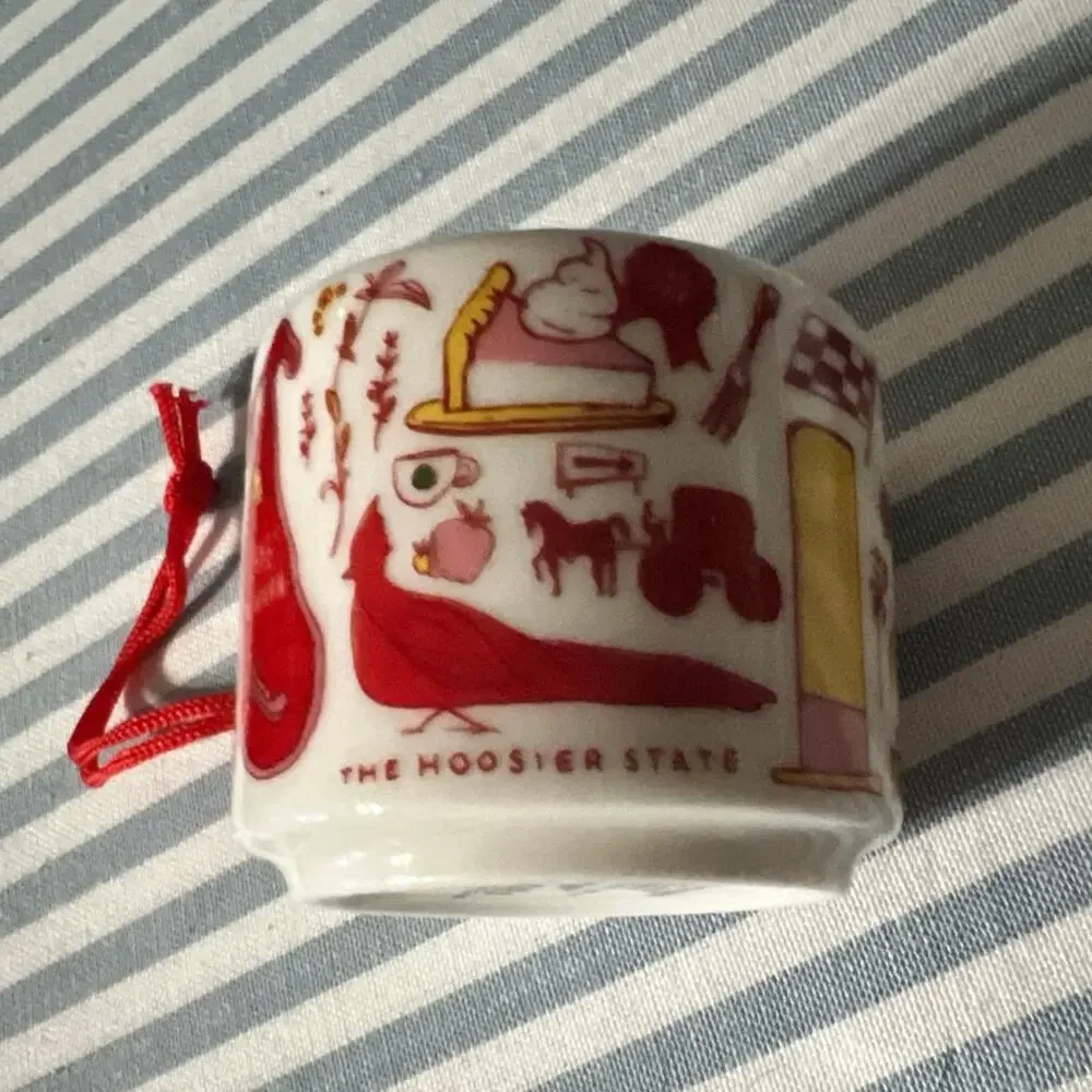 Starbucks Been There Series Indiana Ornament Mug 2018 New in Box NIB